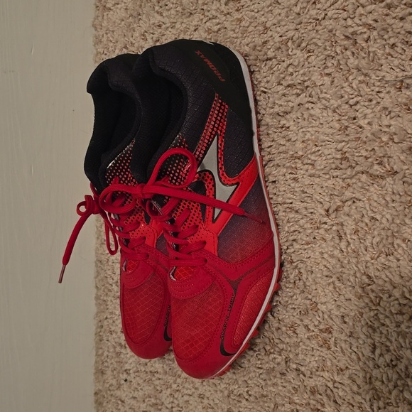 Health Men's Red and Black Cleats Size 12 - Picture 2 of 10